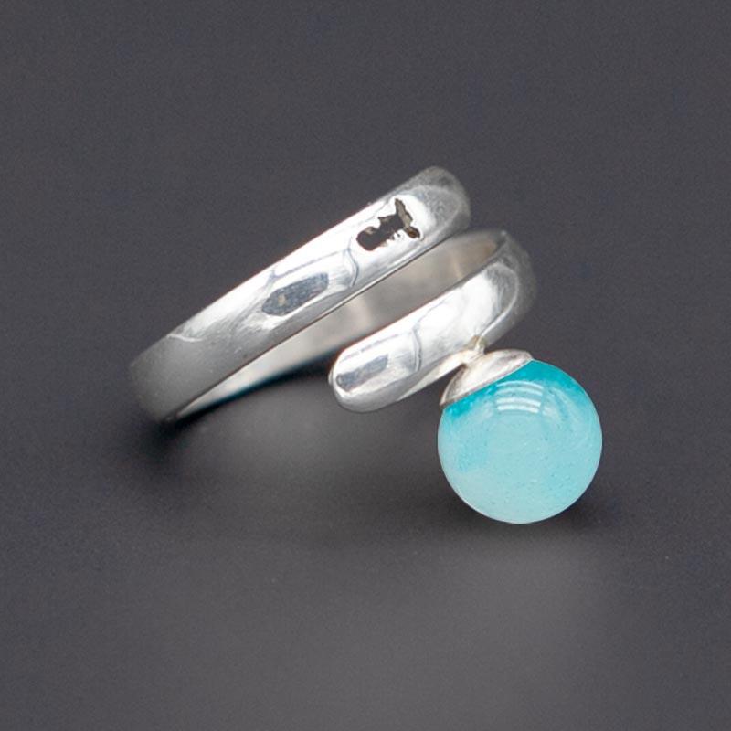 Anello MARINA in argento 925 rodiato