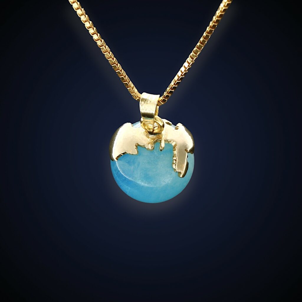 Collana "Veneziana" Blu Edition dorata