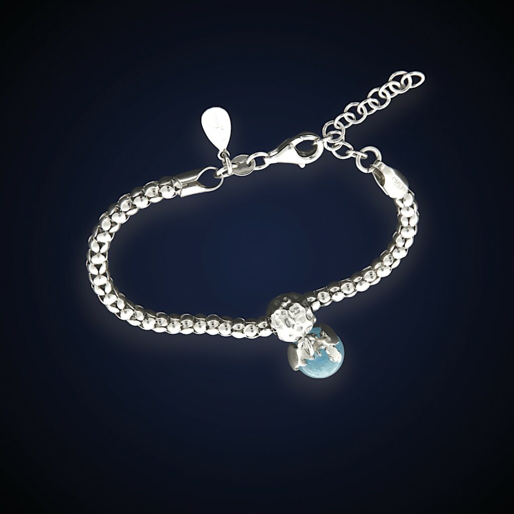 Bracciale Pop Corn Blu Edition Charm