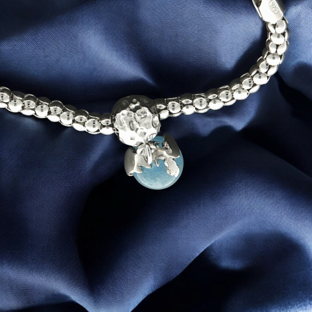 Bracciale Pop Corn Blu Edition Charm