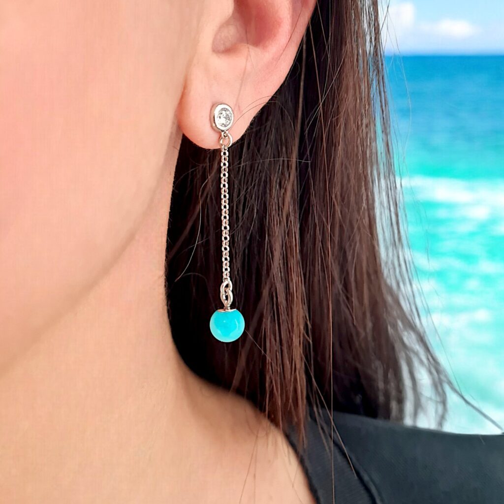 Orecchini "Filo" Blu Edition