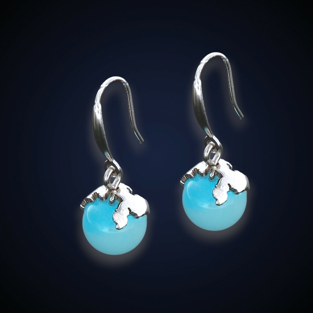 Orecchini "Monachella Elba" Blu Edition