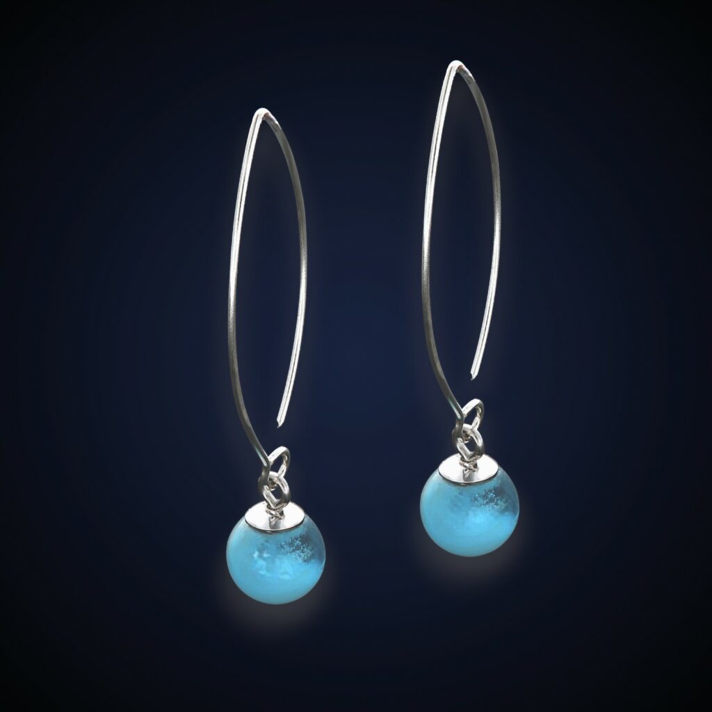 Orecchini "Rombo" Blu Edition