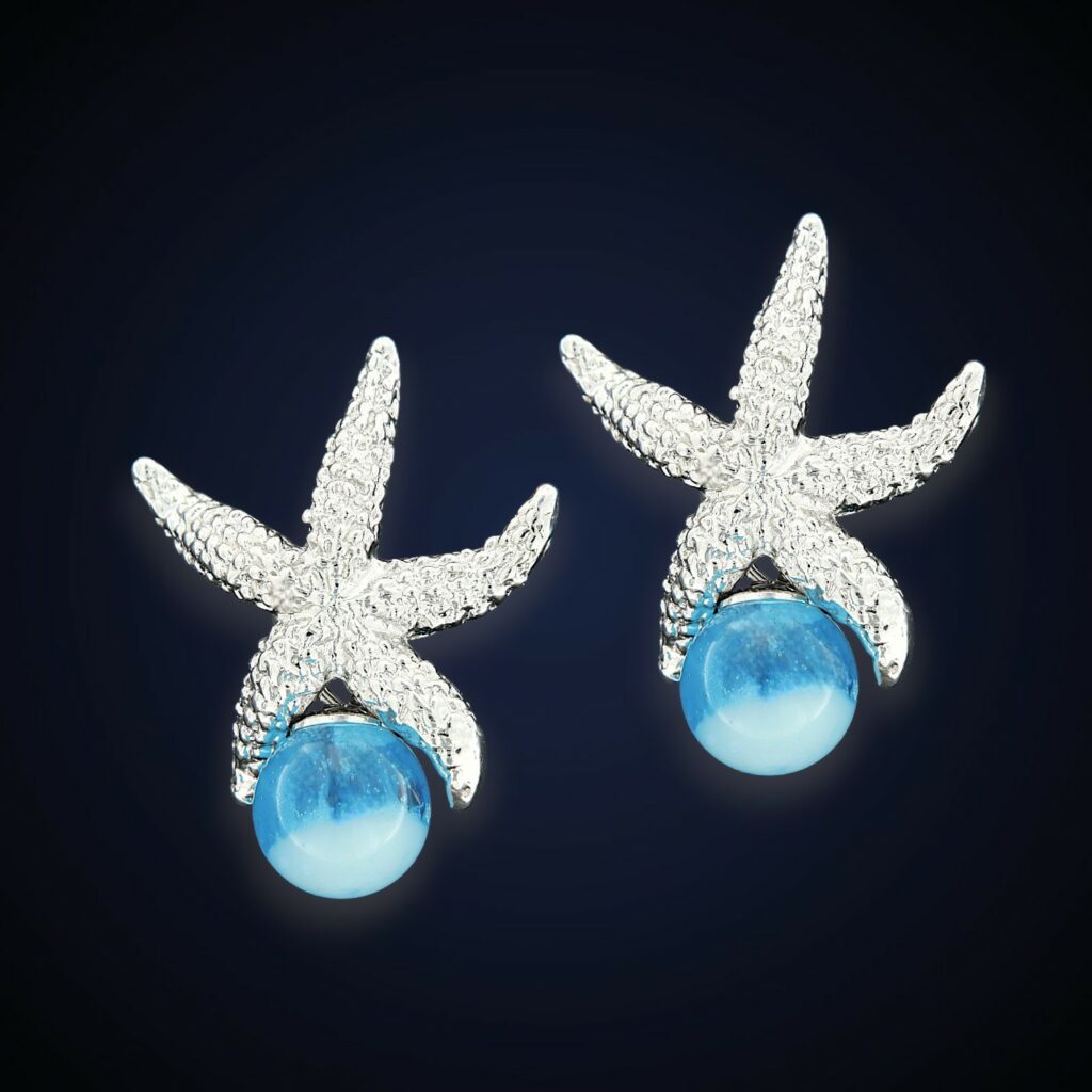 Orecchini "Stella Marina" Blu Edition