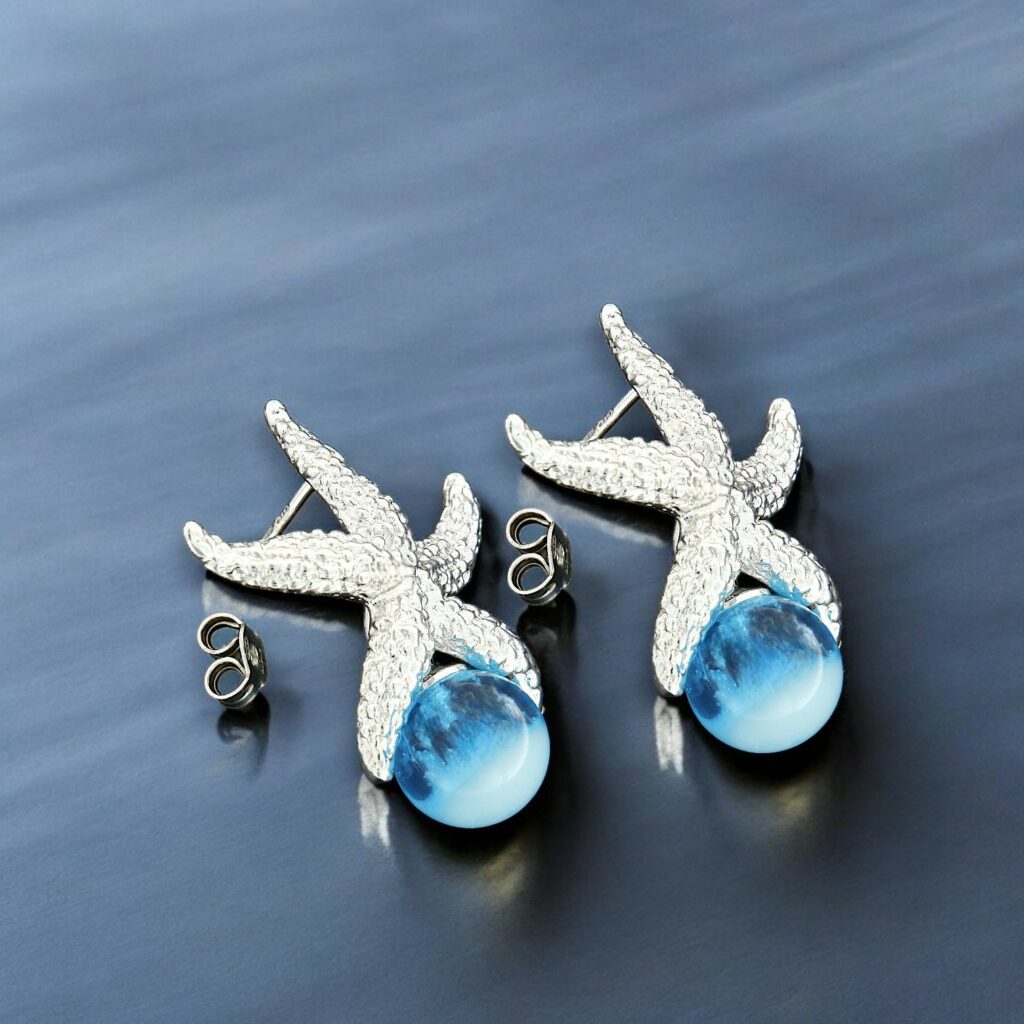 Orecchini "Stella Marina" Blu Edition