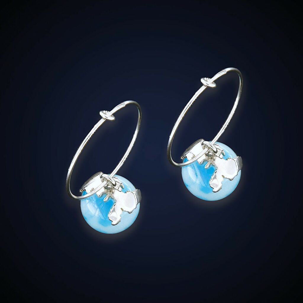 Orecchini "Campanella Elba" Blu Edition