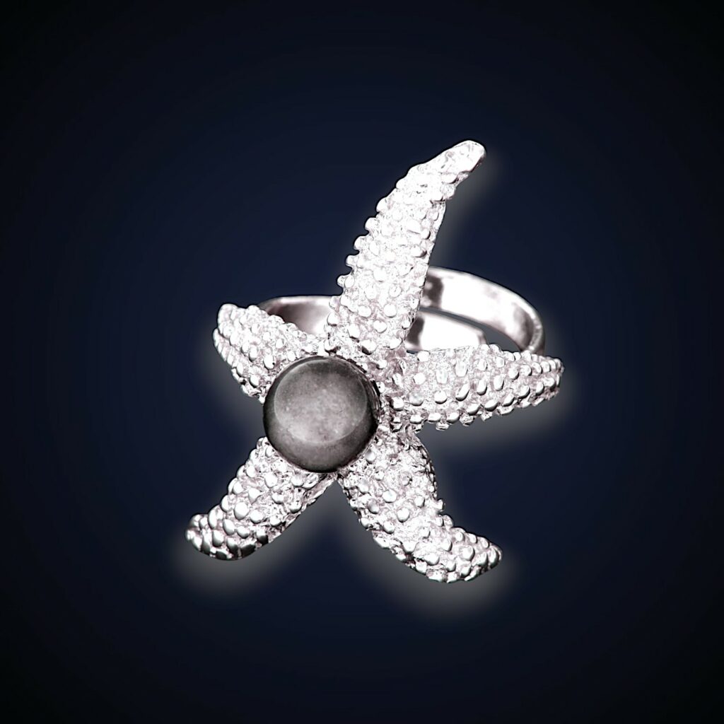 Anello "Stella Marina" Dark
