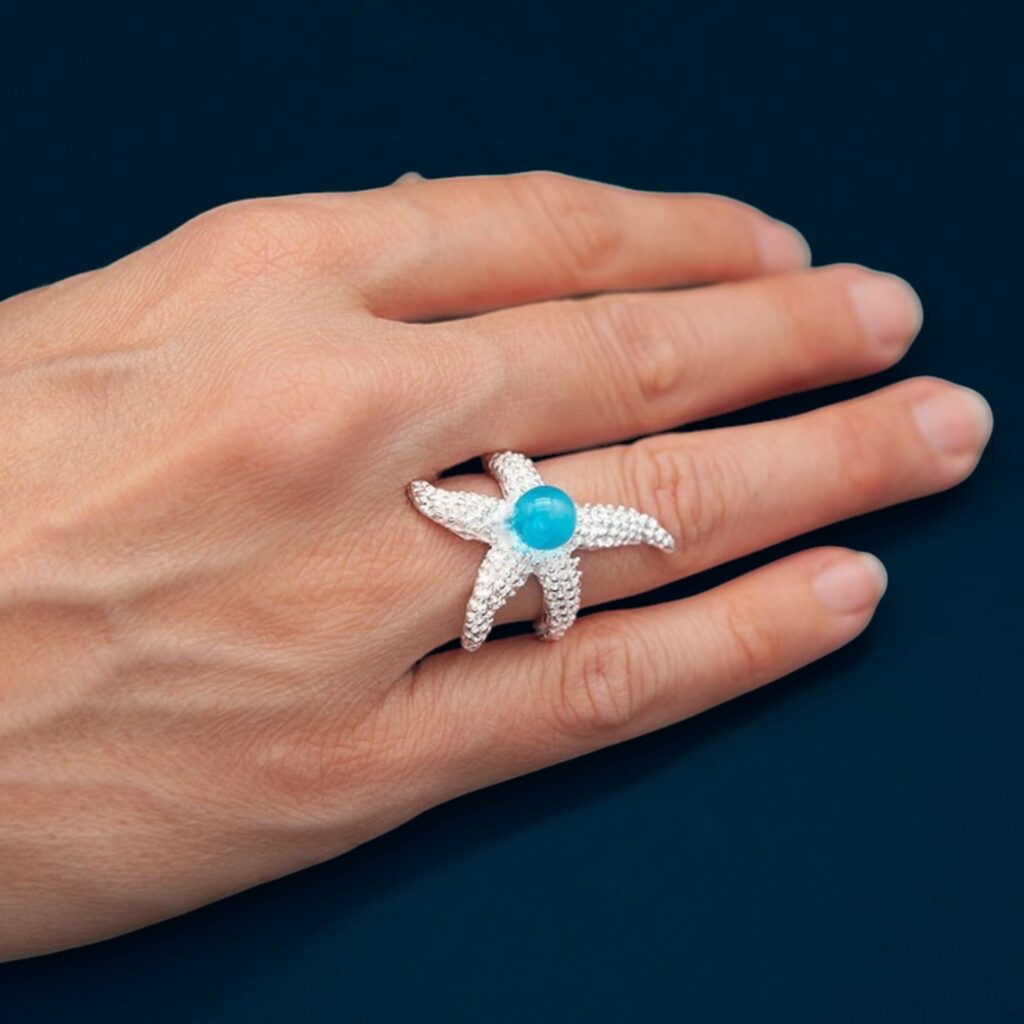 Anello "Stella Marina" Blu Edition