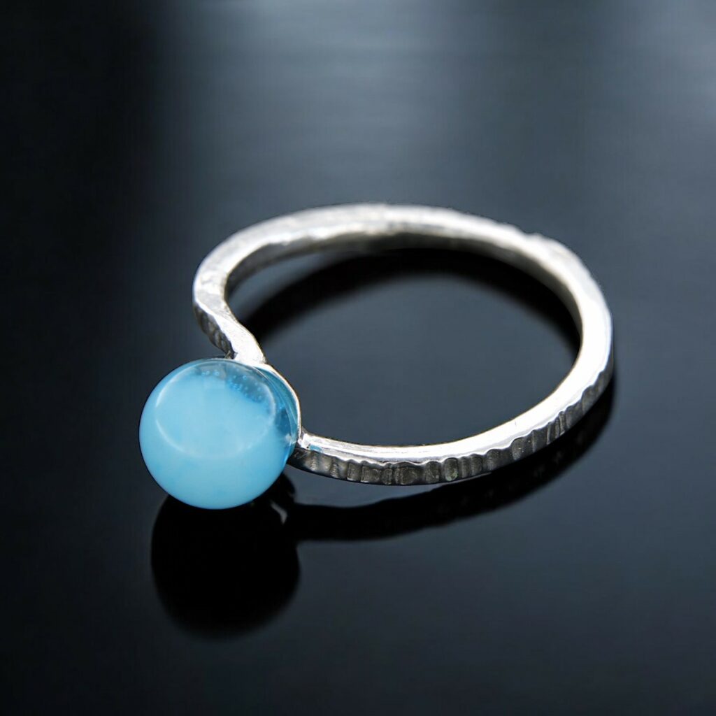 Anello "Contrarié" Blu Edition