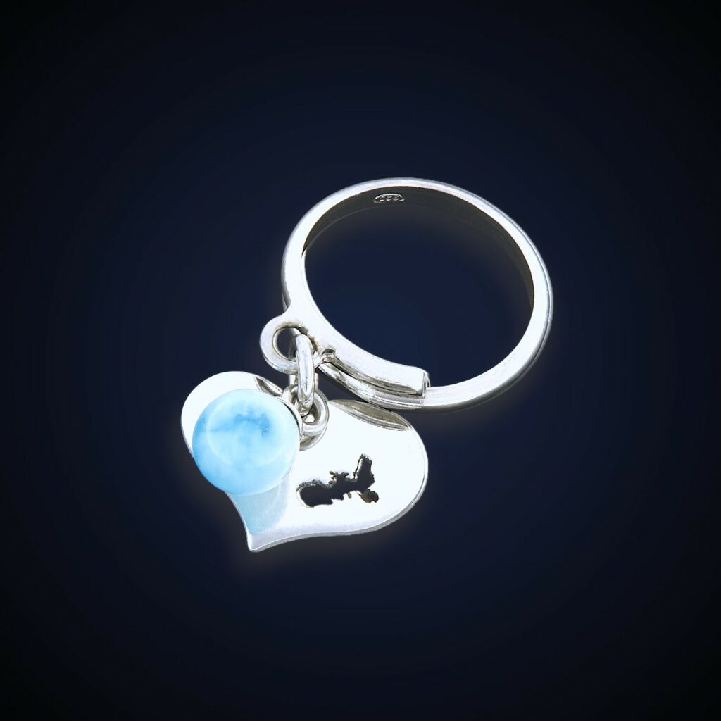 Anello "Elba nel Cuore" Blu Edition