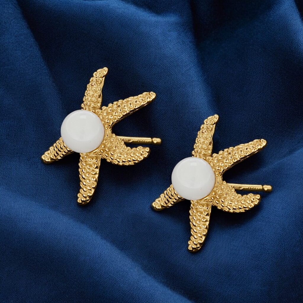 Orecchini Lobo "Stella Marina" Classic Dorati