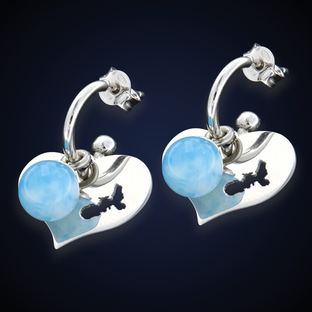 Orecchini "Elba nel Cuore" - Blu Edition