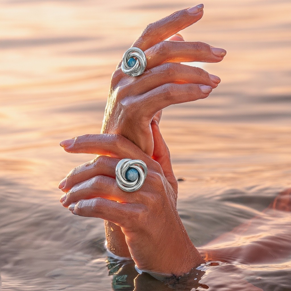 Anello "Nodo" Blu Edition