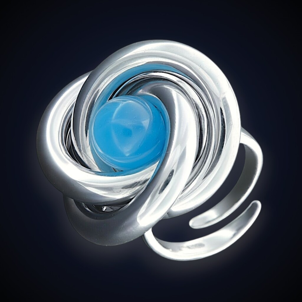 Anello "Nodo" Blu Edition