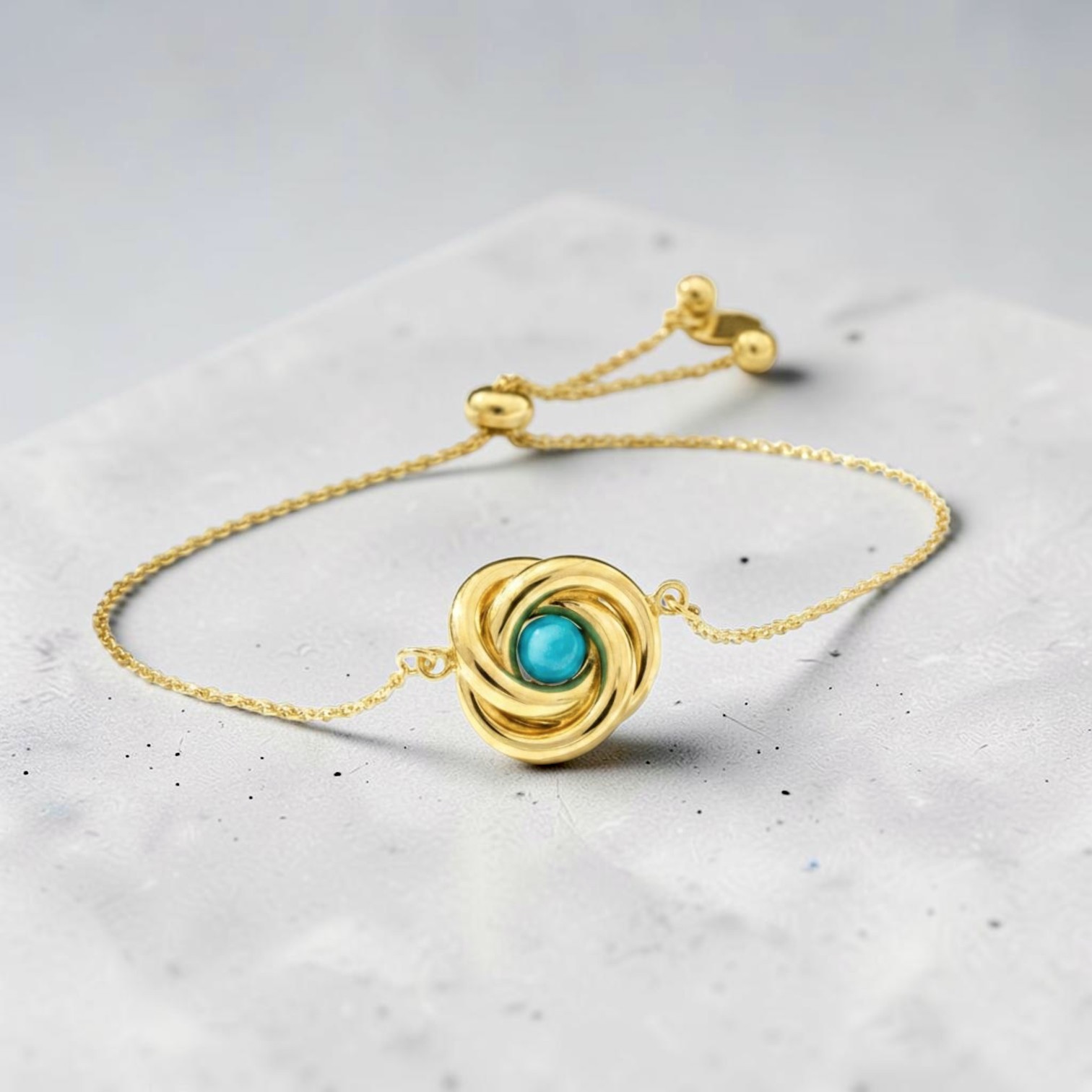 bracciale NODO blu dorato dettaglio-Photoroom