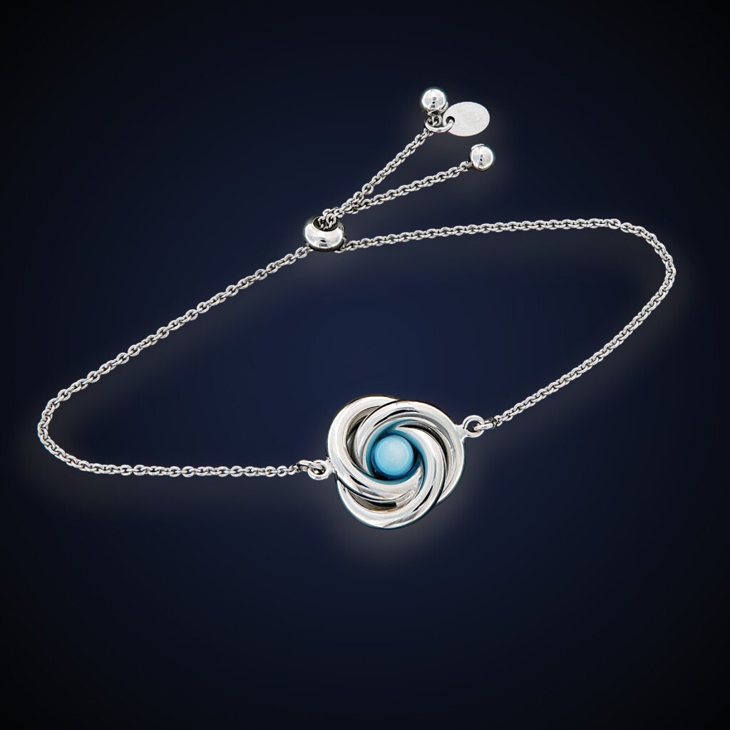 Bracciale "Nodo" Blu Edition