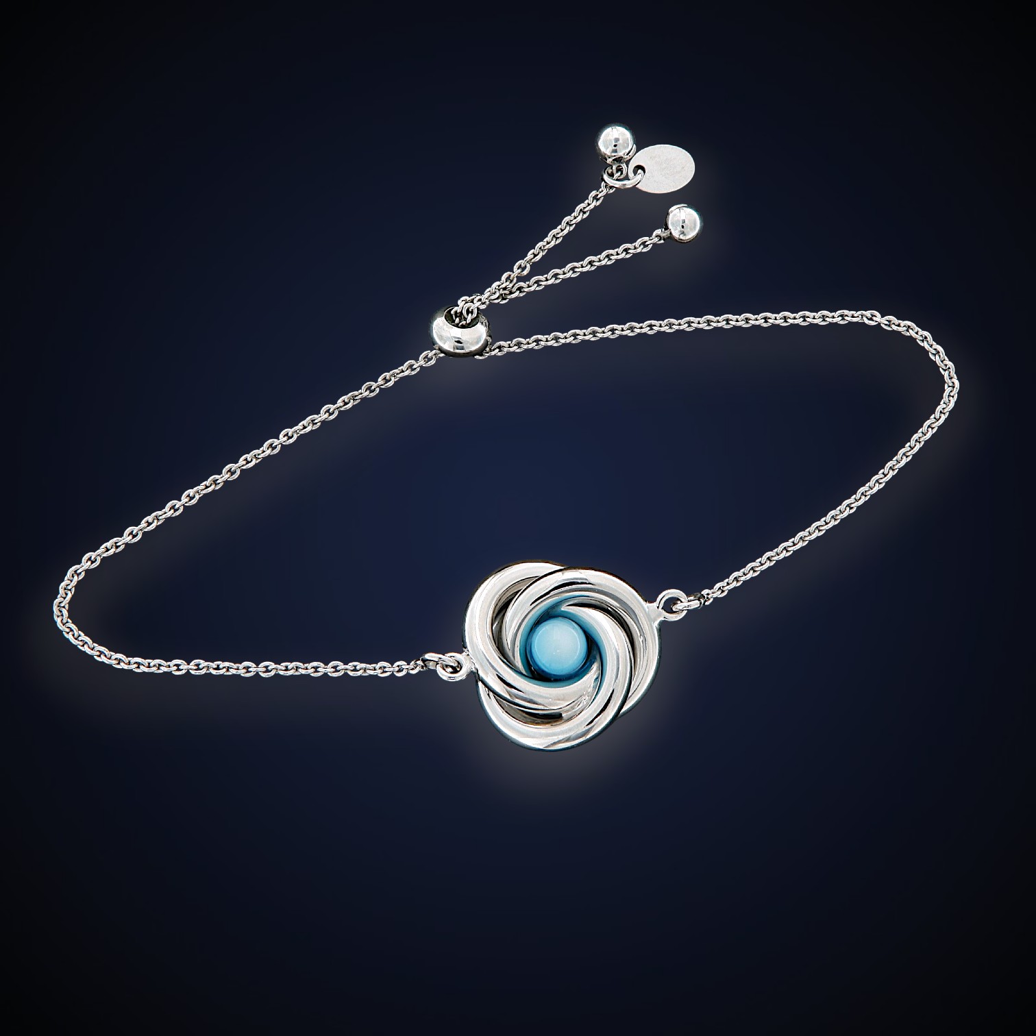 bracciale Nodo blu arg