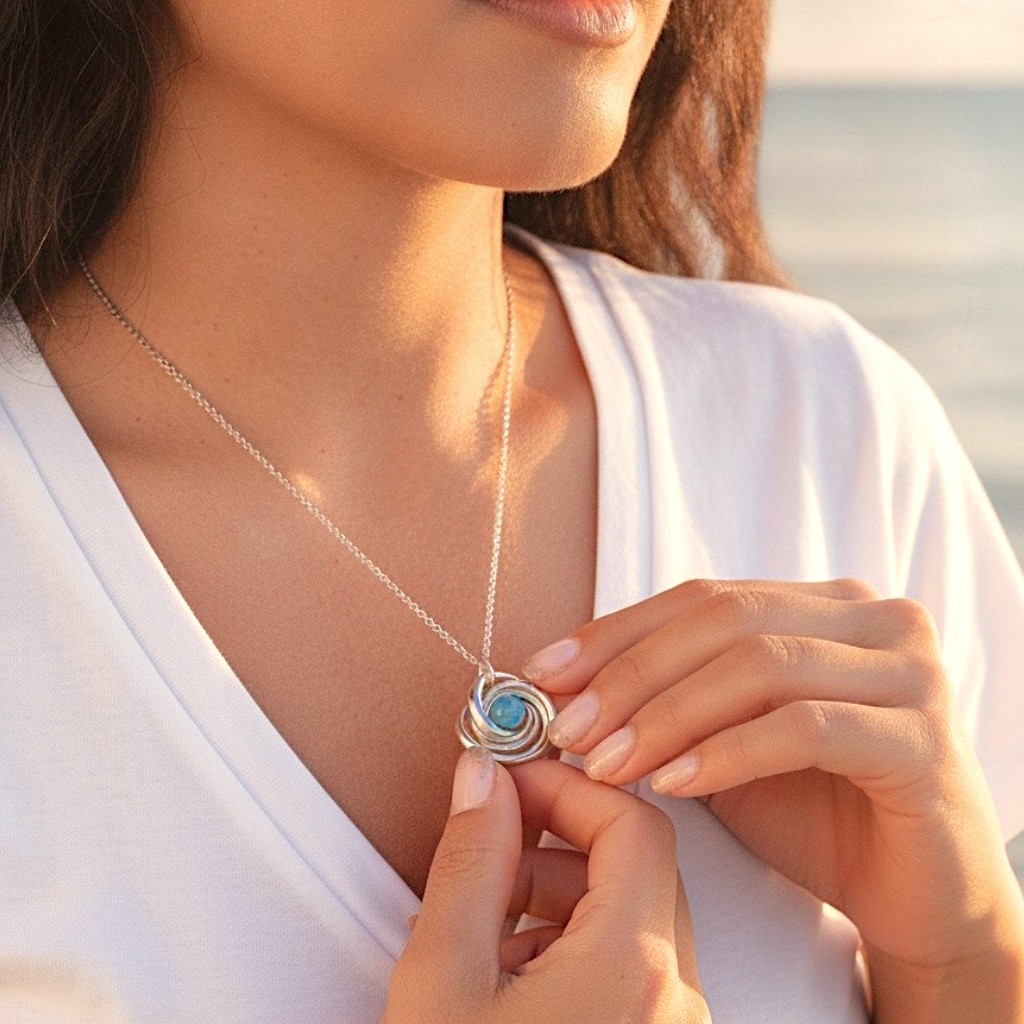 Collana "Nodo" Blu Edition