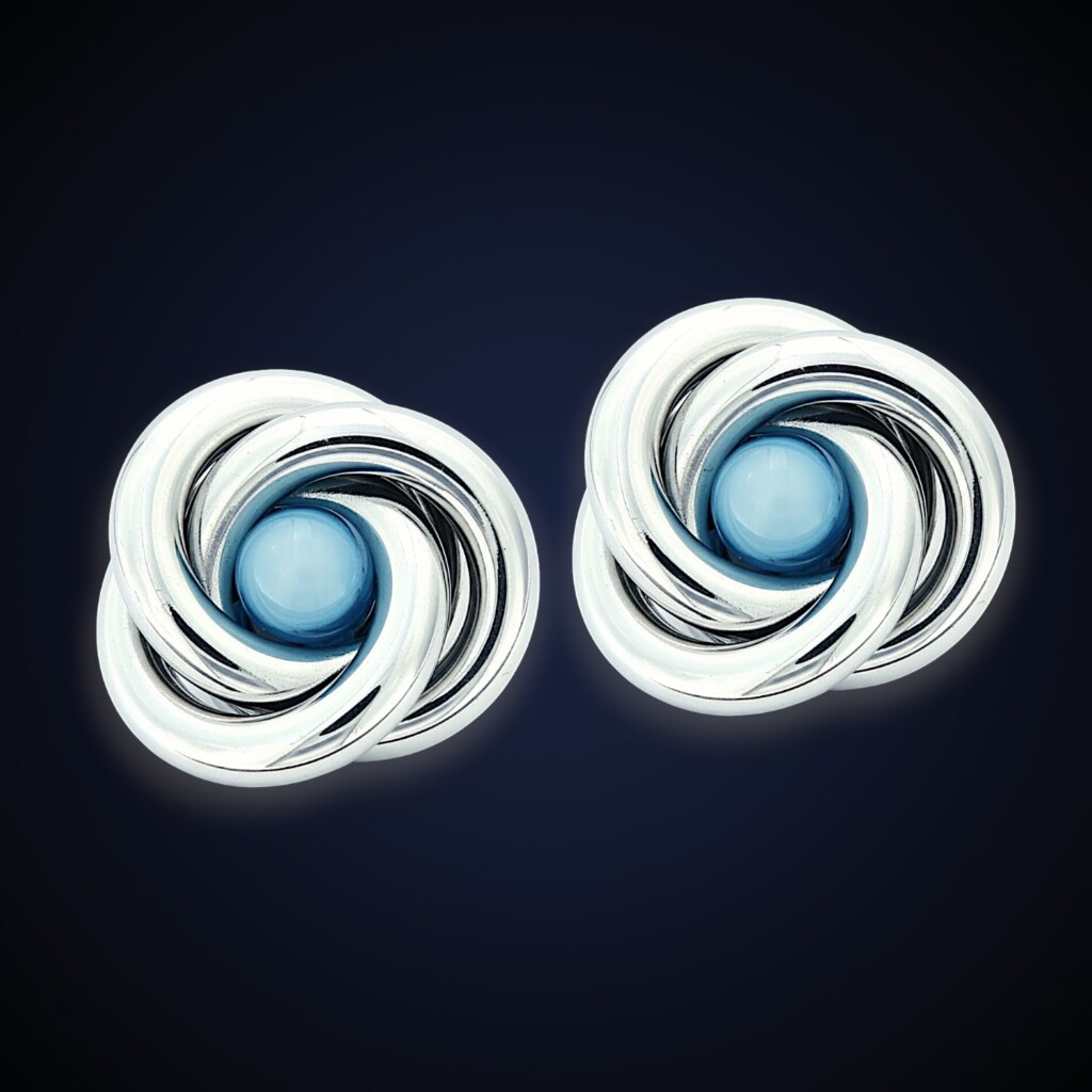 Orecchini "Nodo" Lobo Blu Edition